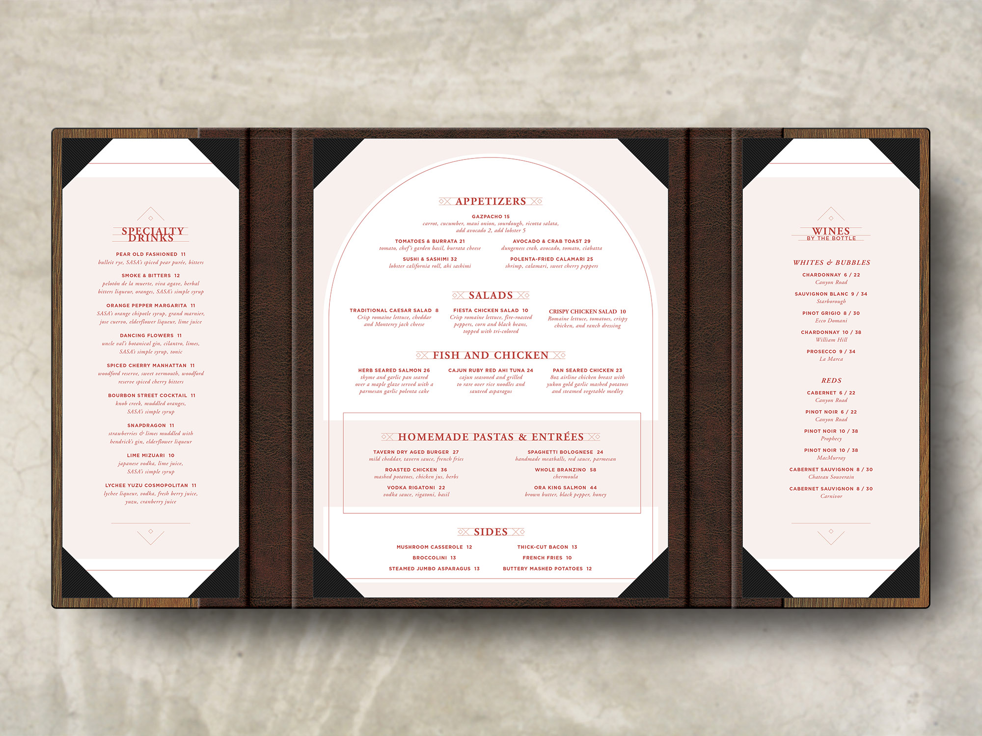 Gate-Fold (#0184) - Cleveland Menu Printing